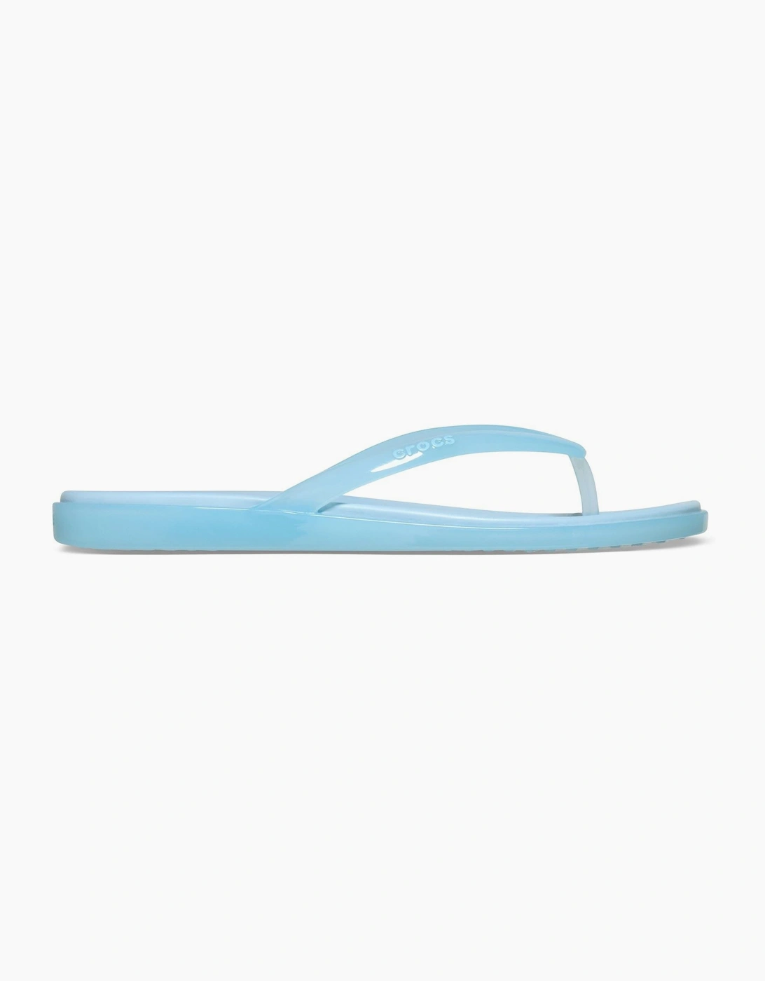 Crocs Miami Round Toe EVA Women's Sky Blue Flip Flops