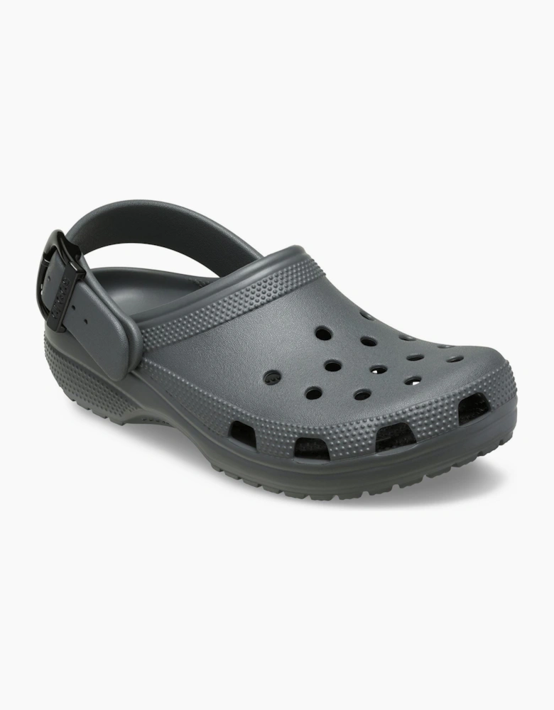 Crocs Classic Buckle EVA Women's Carbon Clogs