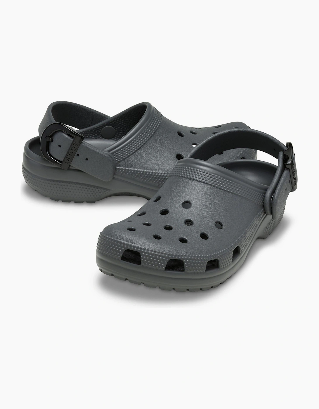 Crocs Classic Buckle EVA Women's Carbon Clogs