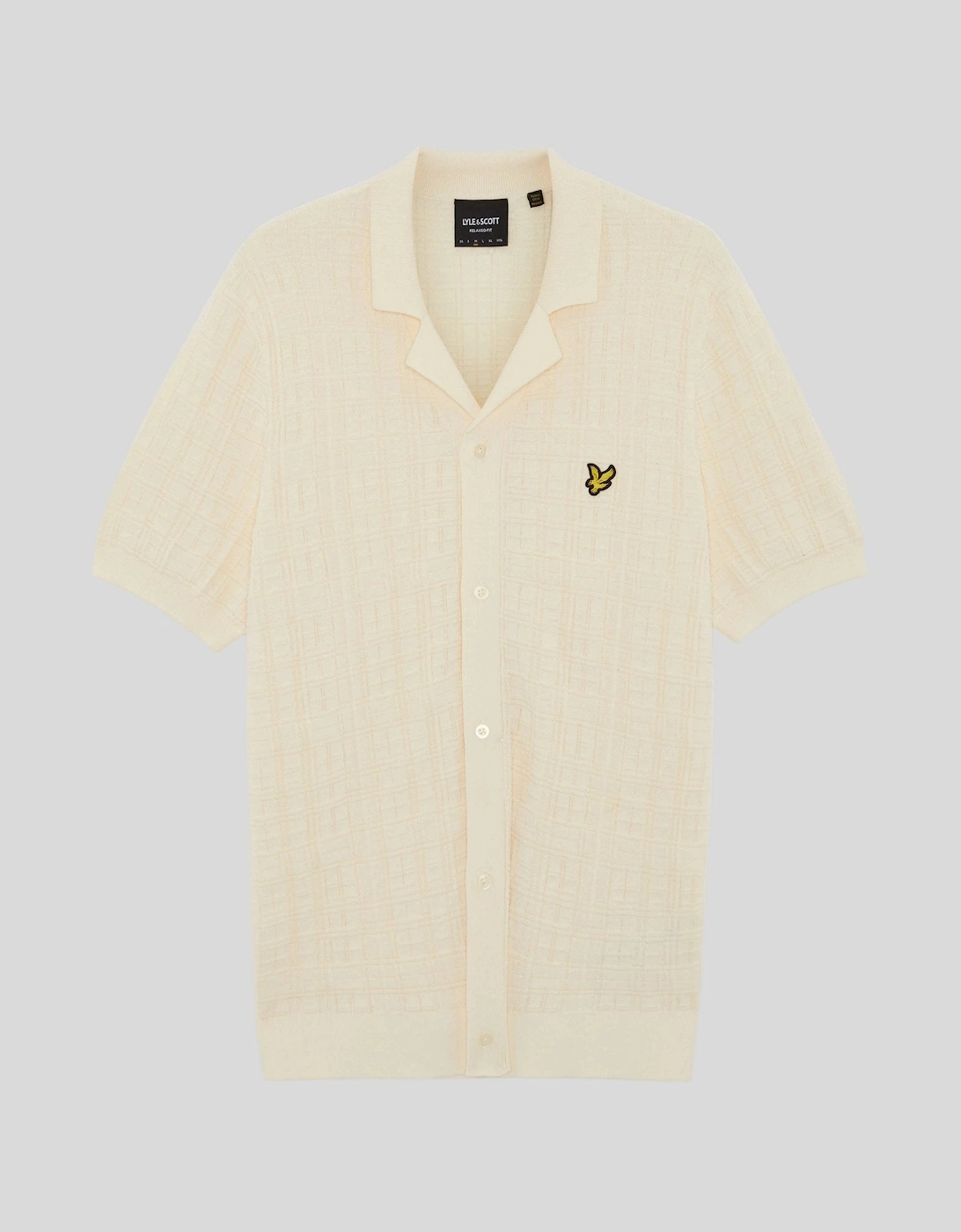 Revere Collar Knitted Resort Shirt