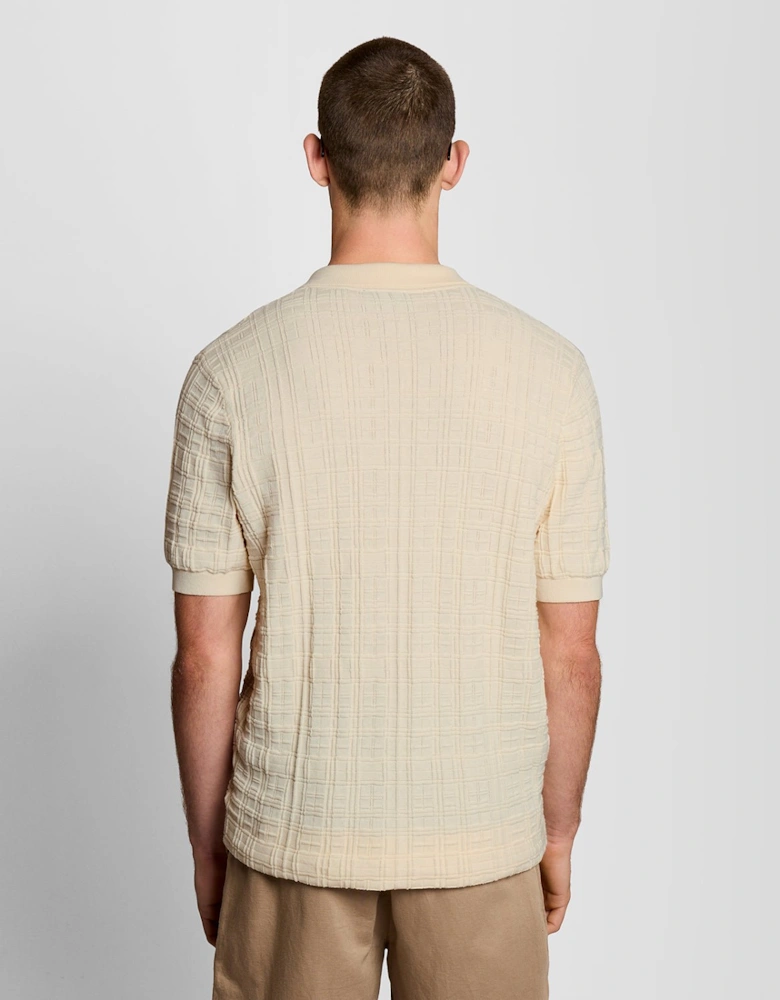 Revere Collar Knitted Resort Shirt