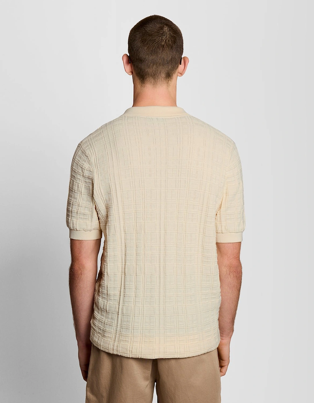 Revere Collar Knitted Resort Shirt