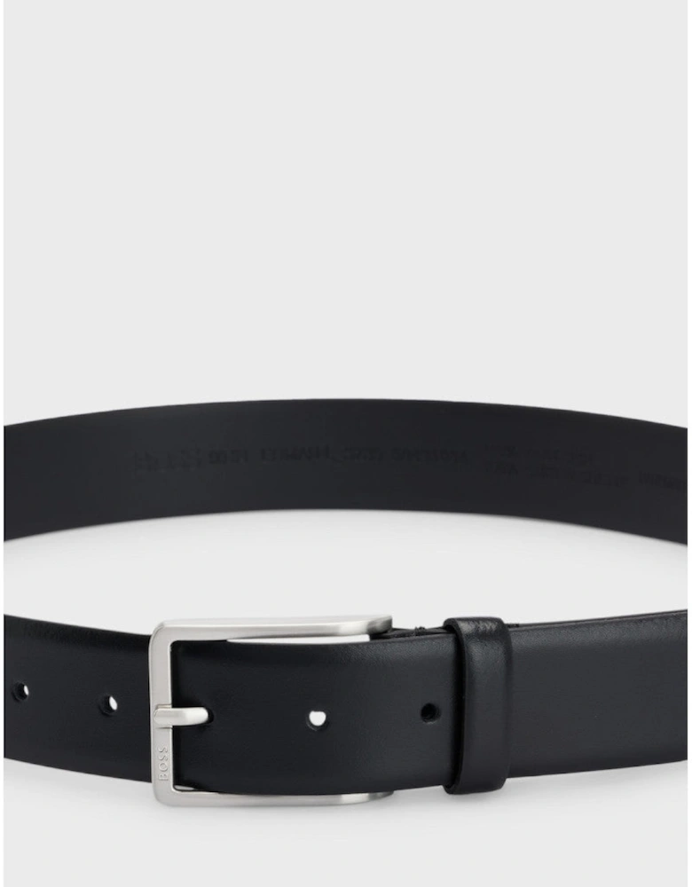BOSS Black Erman L Sz35 Belt S1-26 001 Black