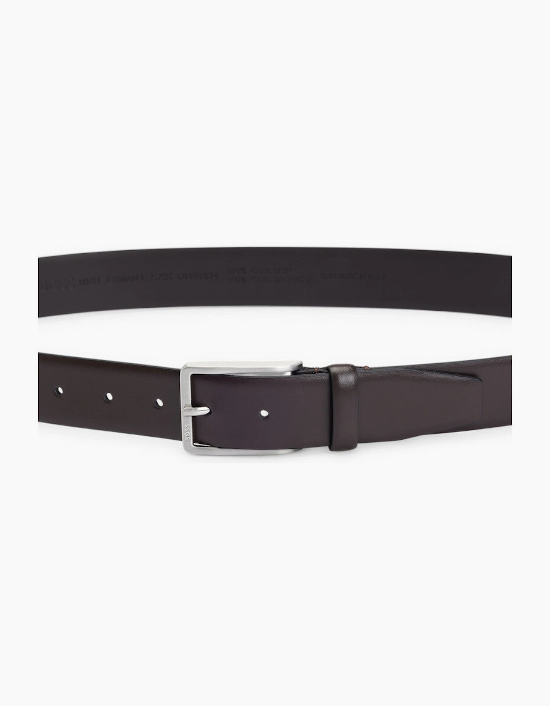 BOSS Black Erman L Sz35 Belt S1-26 205 Dark Brown