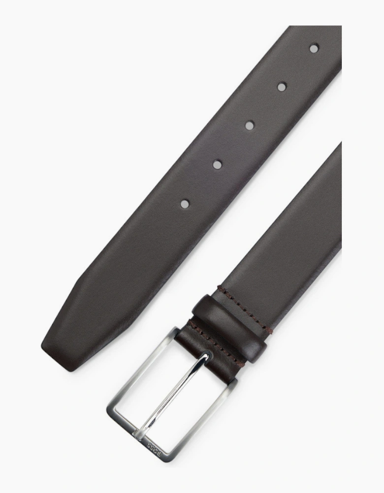 BOSS Black Erman L Sz35 Belt S1-26 205 Dark Brown
