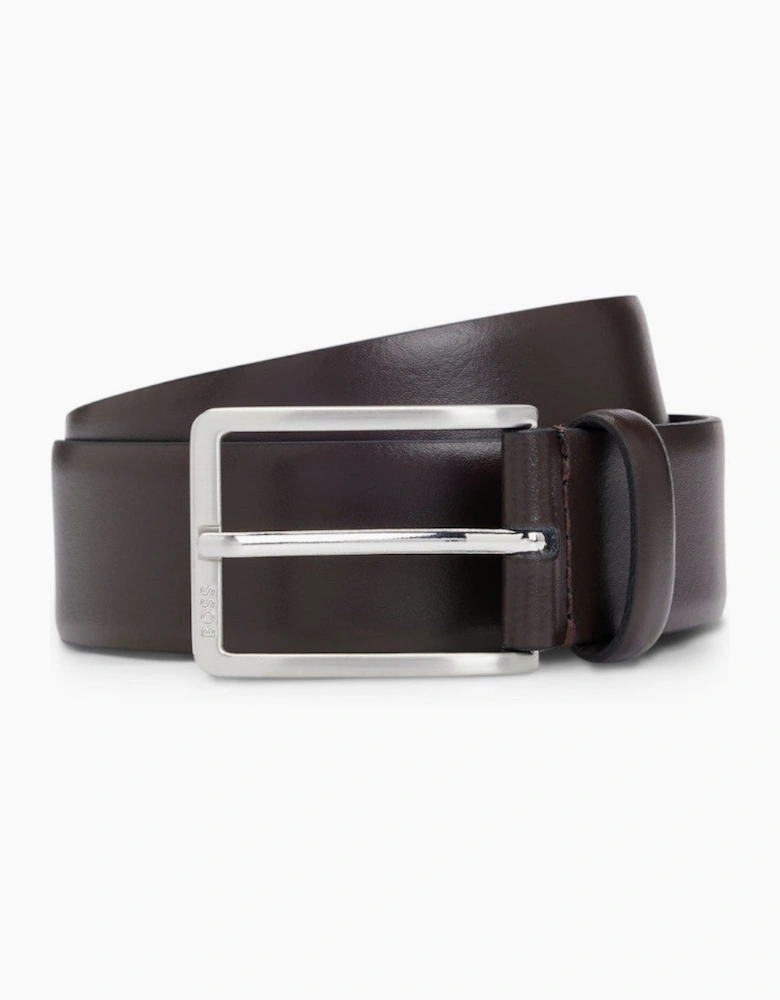 BOSS Black Erman L Sz35 Belt S1-26 205 Dark Brown