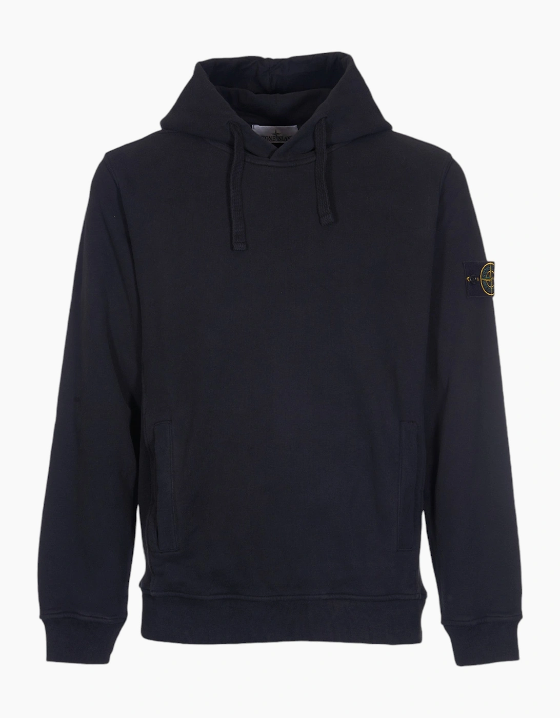 Men's Stone Island Black Hoodie - Size: 36
