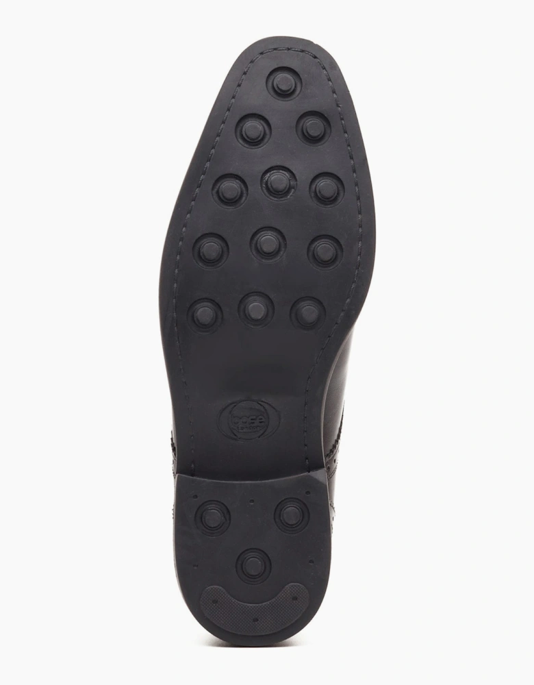 Base London ETON Mens Derby Shoes Black