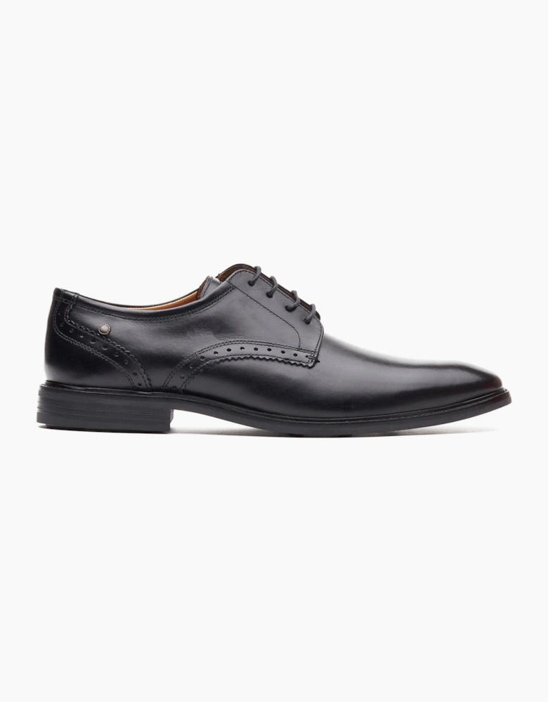 Base London ETON Mens Derby Shoes Black
