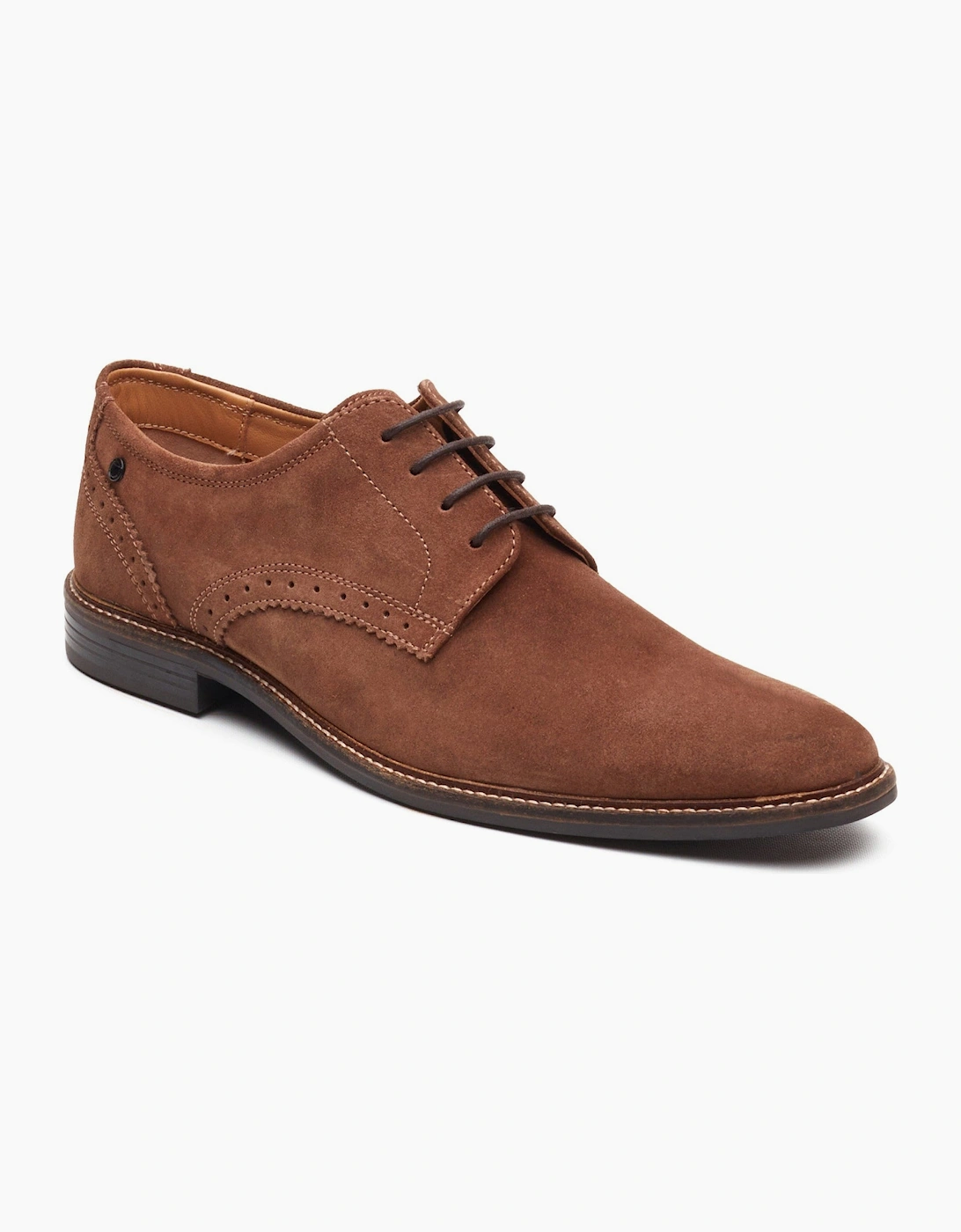 Base London ETON Mens Derby Shoes Tan