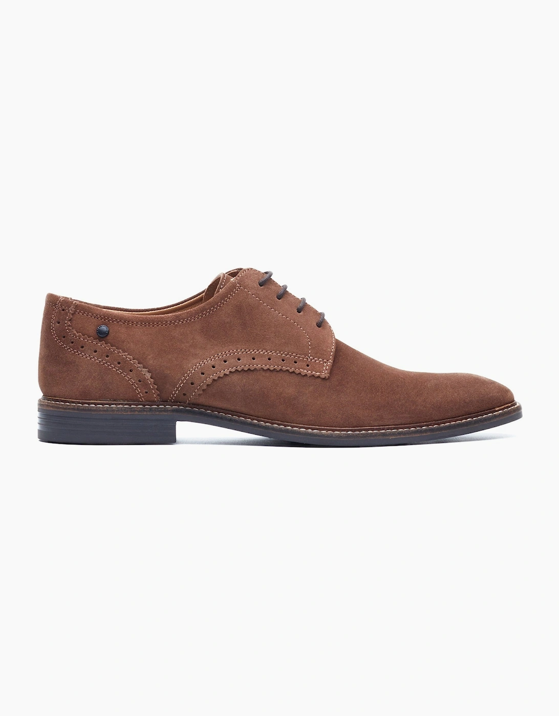 Base London ETON Mens Derby Shoes Tan, 7 of 6