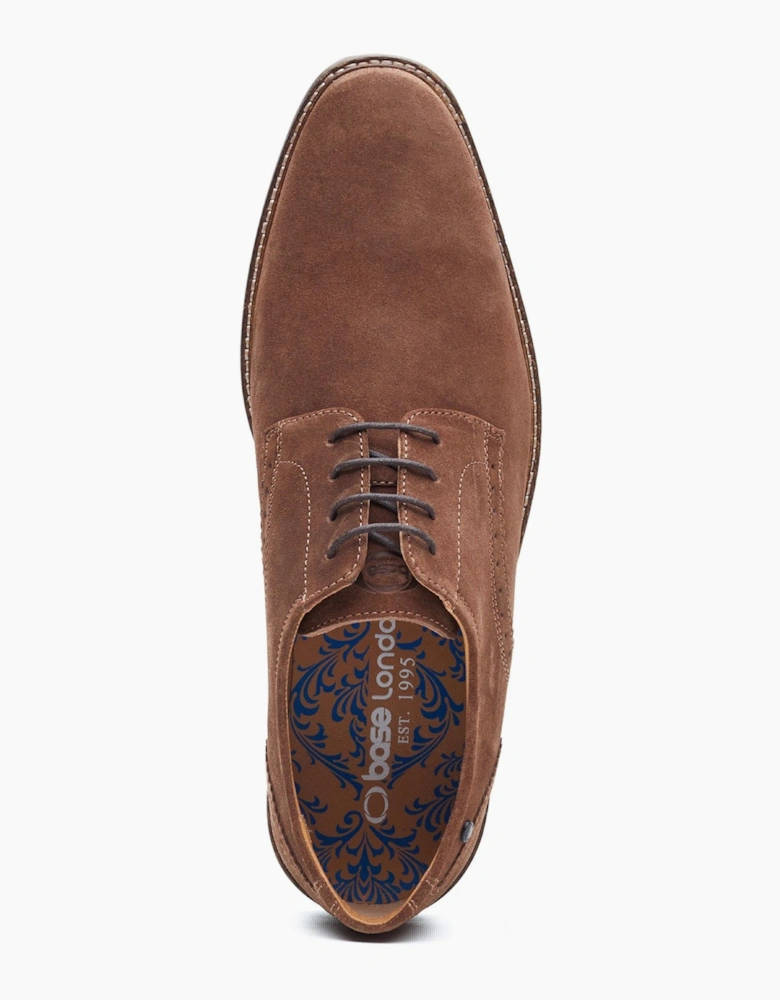 Base London ETON Mens Derby Shoes Tan