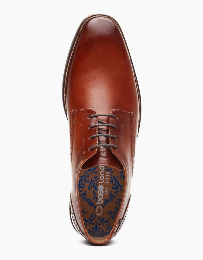 Base London ETON Mens Derby Shoes Tan
