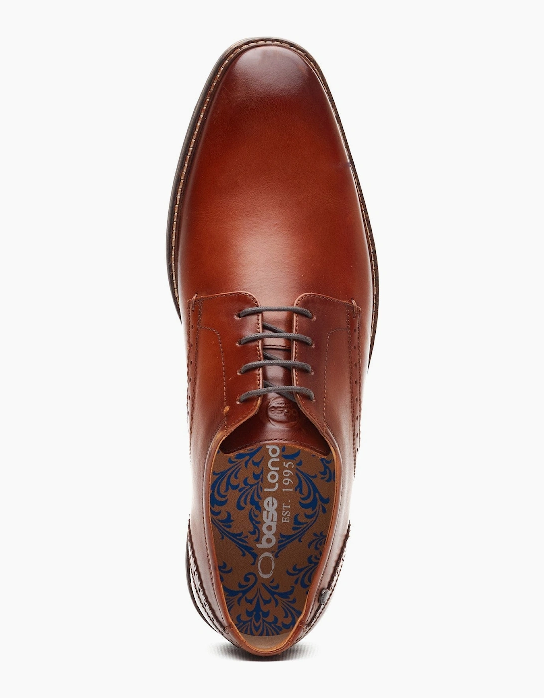 Base London ETON Mens Derby Shoes Tan
