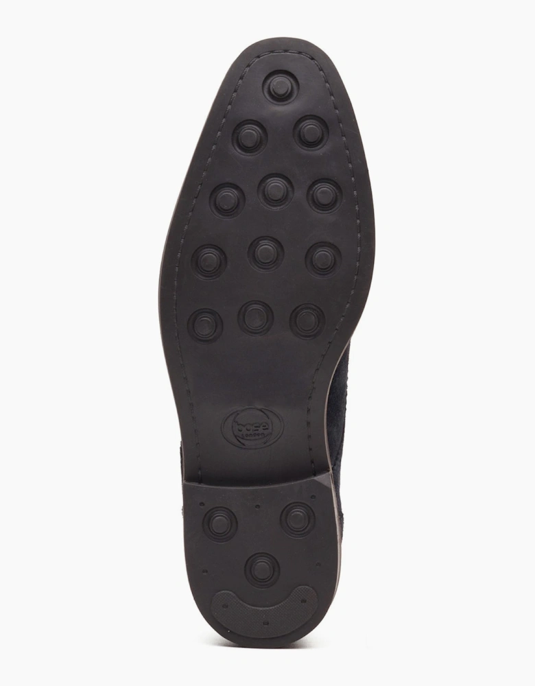 Base London ETON Mens Derby Shoes Navy