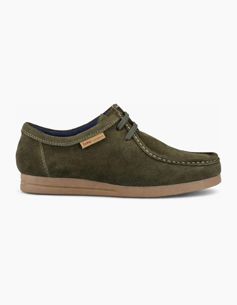 Base London KOKO Mens Moccasins Olive