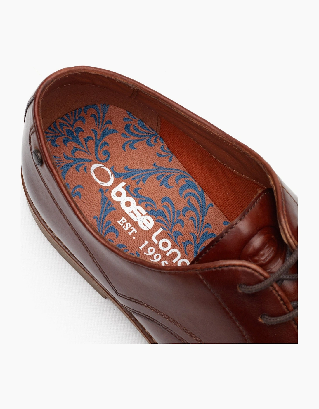 Base London STRAND Mens Derby Shoes Tan