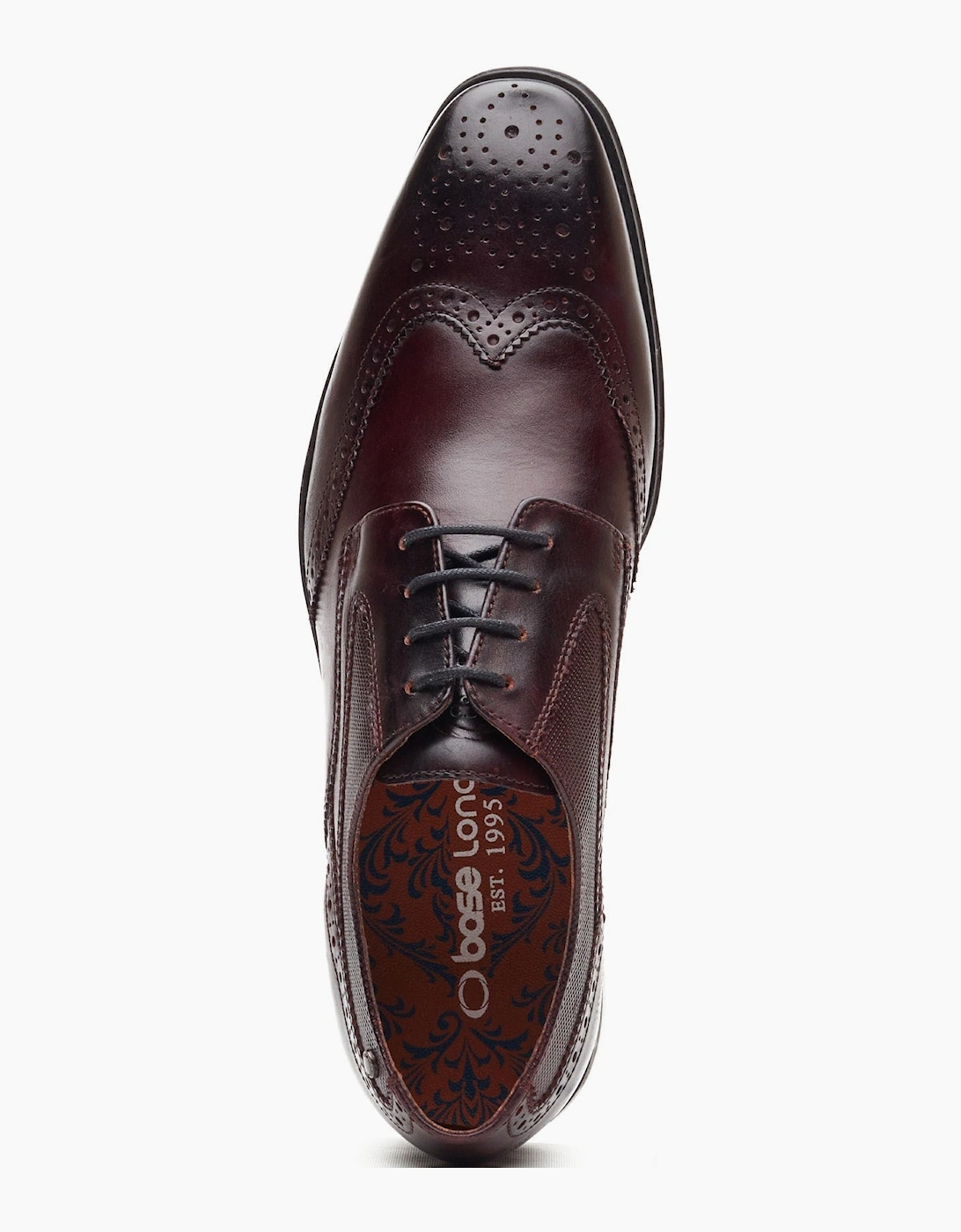 Base London STEEPLE Mens Brogue Shoes Brown