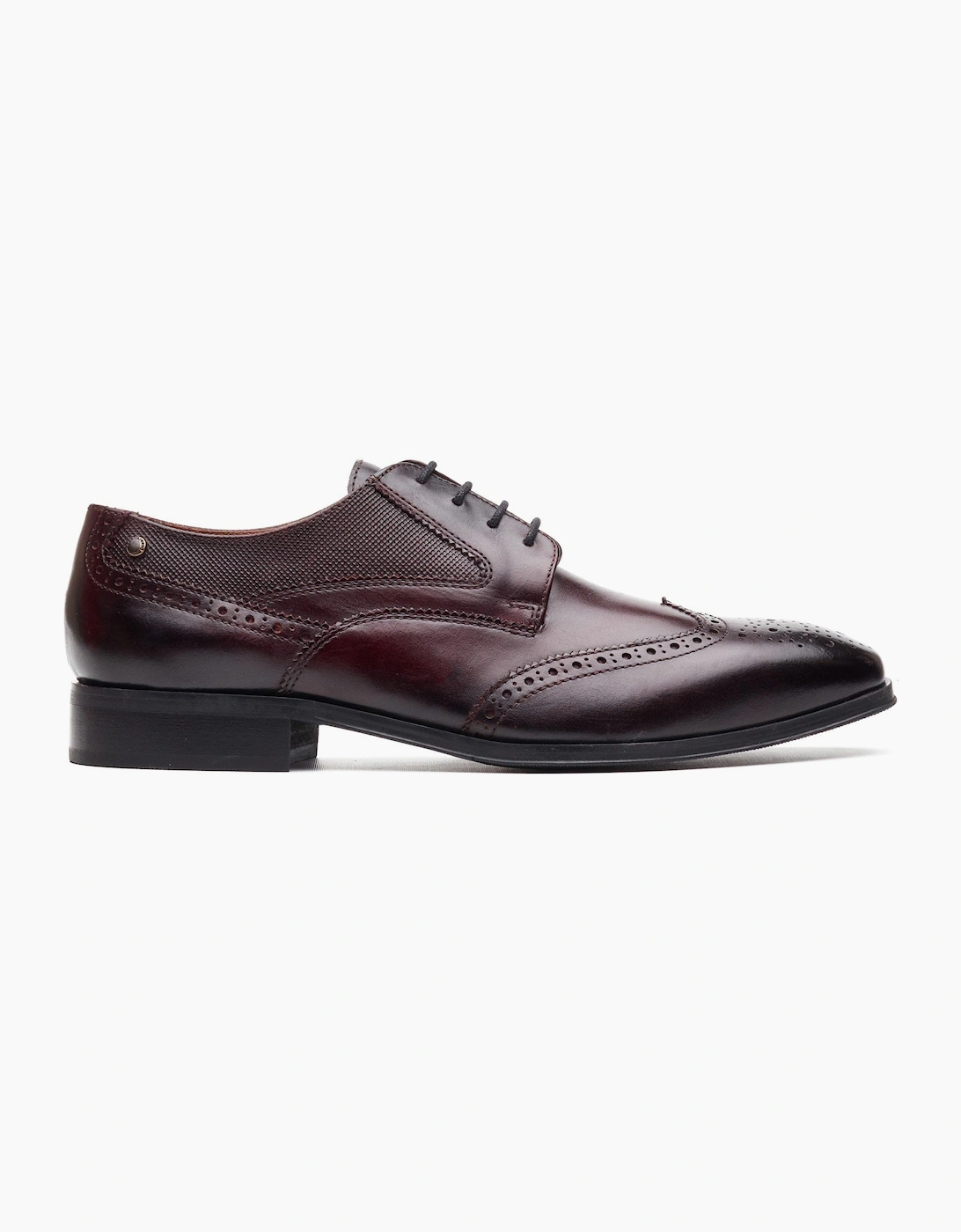 Base London STEEPLE Mens Brogue Shoes Brown