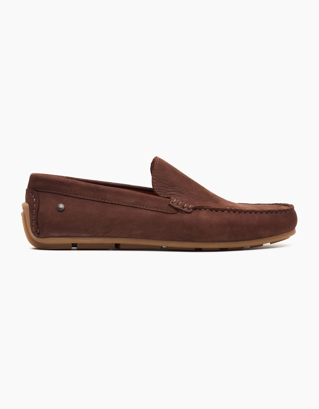 Base London MOSS Mens Moccasins Brown, 6 of 5