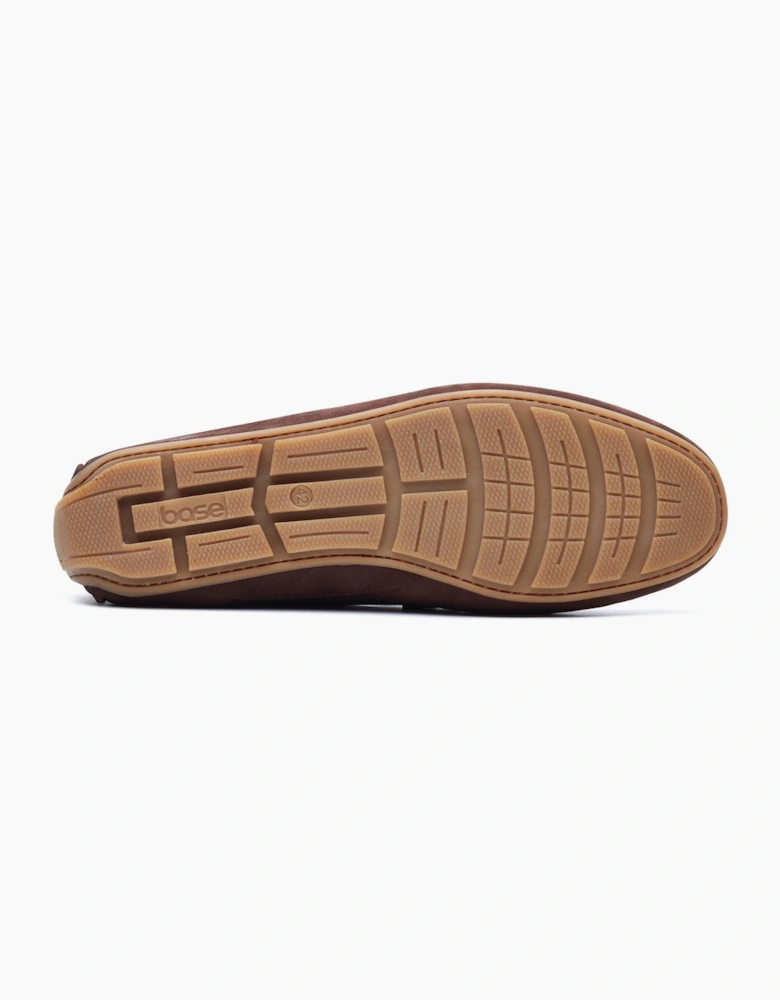 Base London MOSS Mens Moccasins Brown