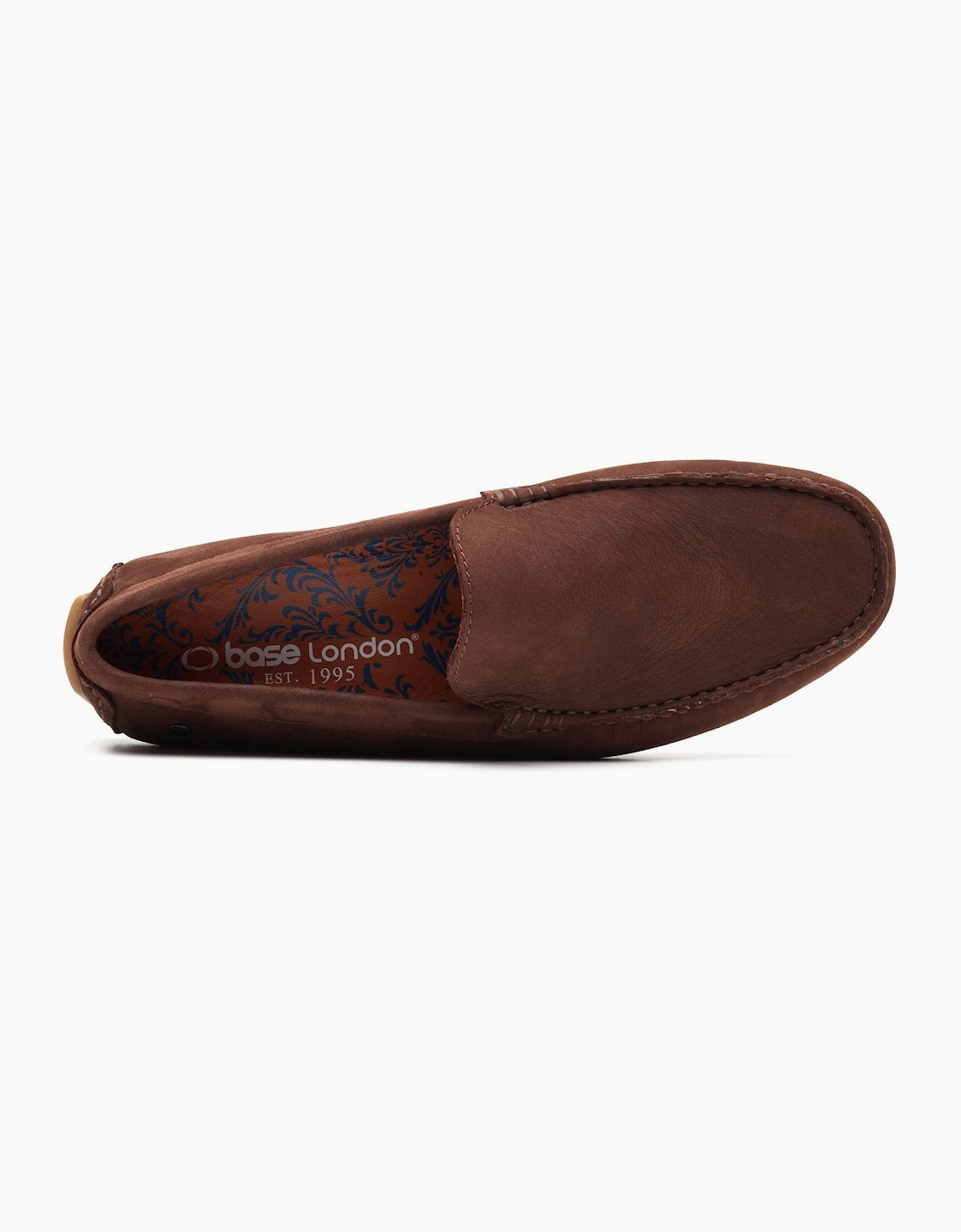 Base London MOSS Mens Moccasins Brown