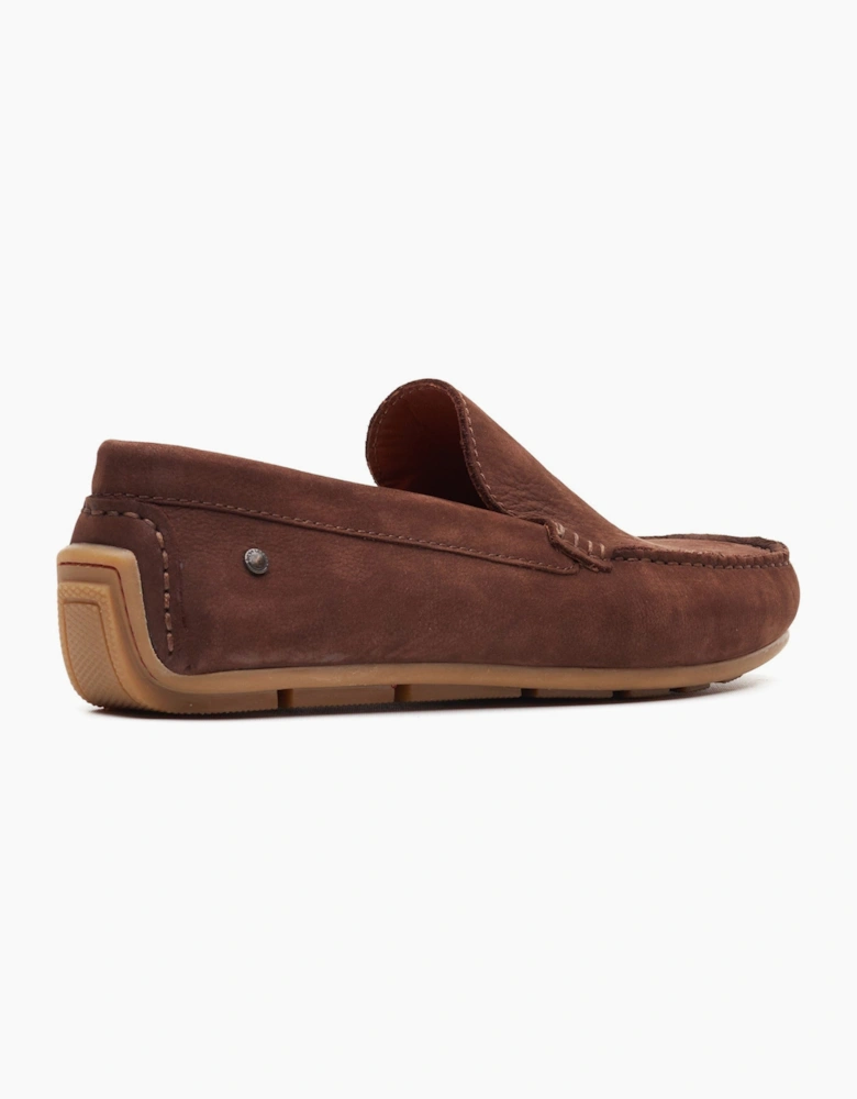 Base London MOSS Mens Moccasins Brown