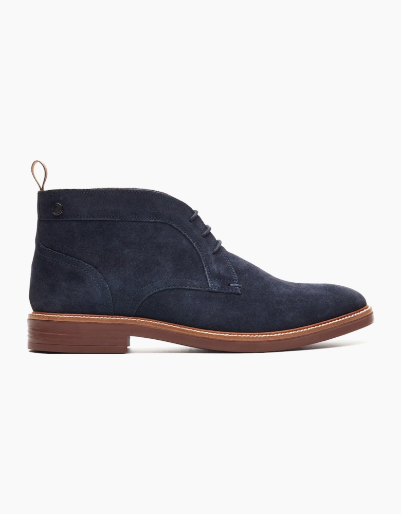 Base London LINCOLN Mens Chukka Boots Navy