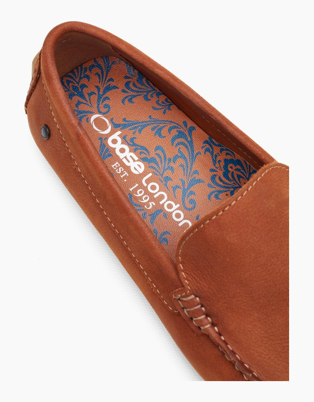 Base London MOSS Mens Moccasins Tan