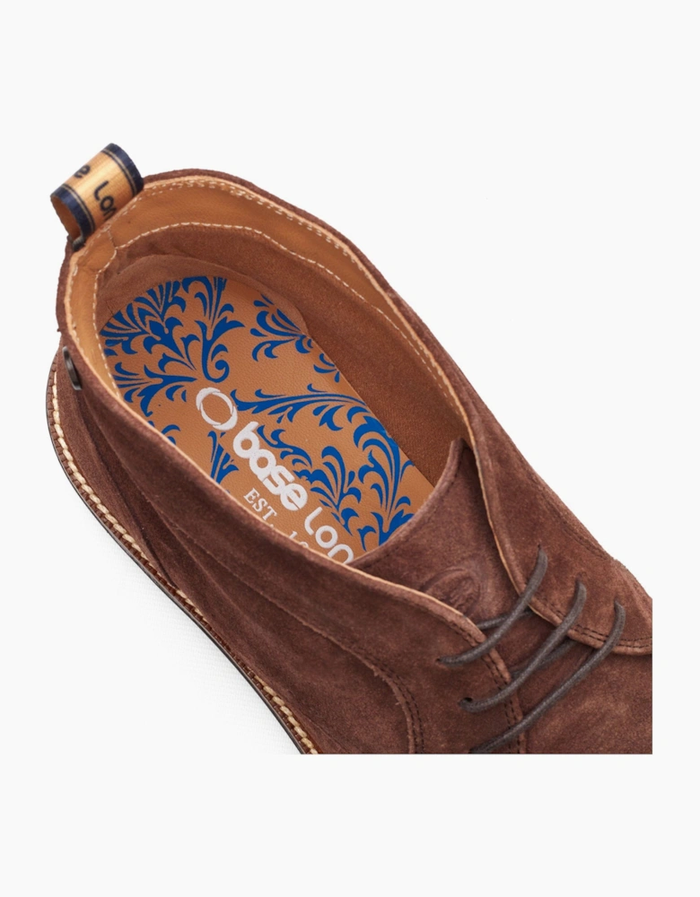 Base London LINCOLN Mens Chukka Boots Brown