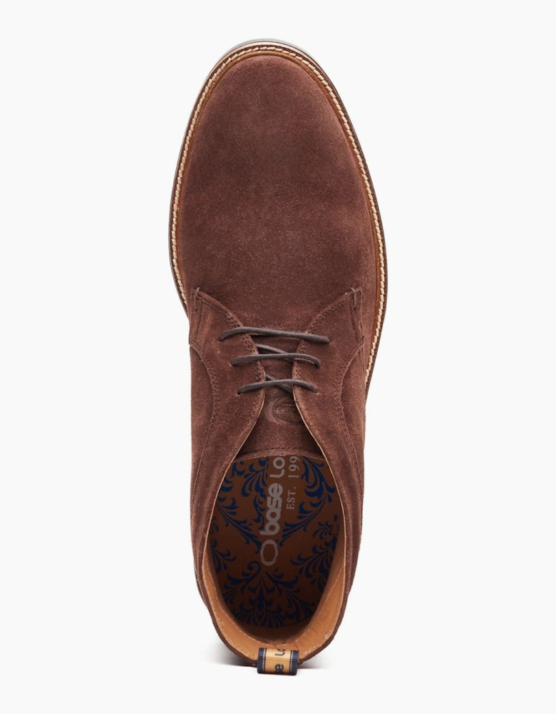 Base London LINCOLN Mens Chukka Boots Brown