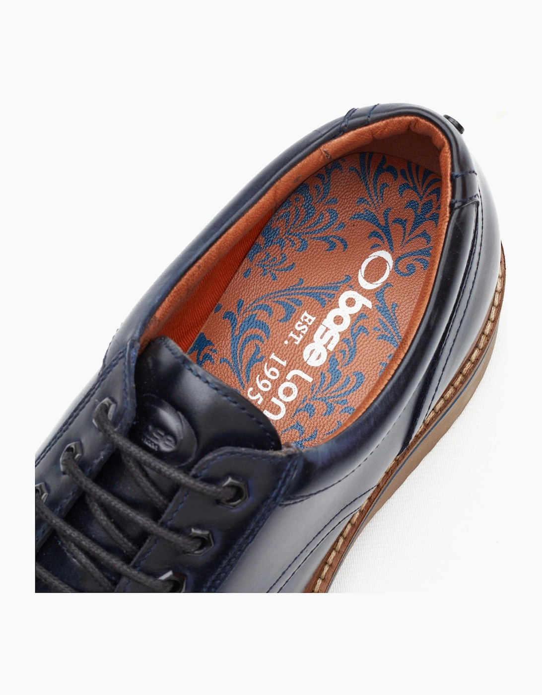 Base London LANGDON Mens Casual Shoes Navy