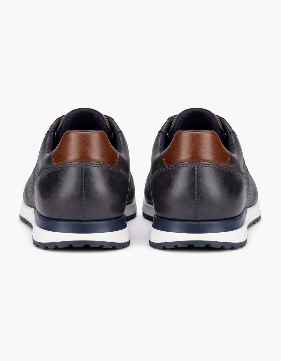 Base London LANCASTER Mens Casual Trainers Navy
