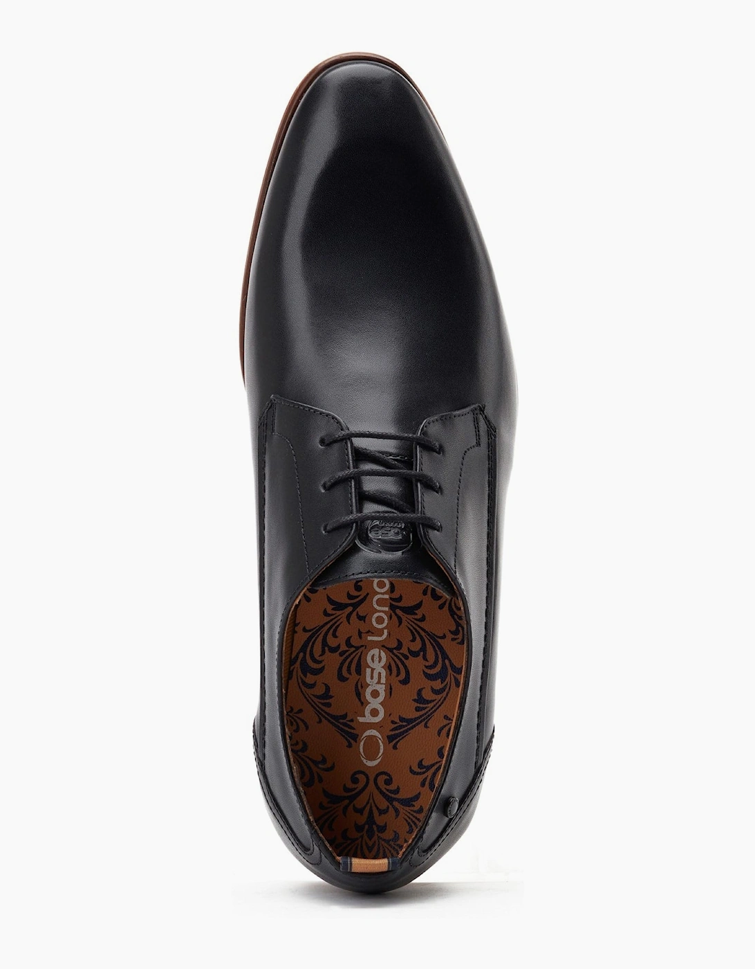 Base London GAMBINO EXCEL Mens Derby Shoes Black