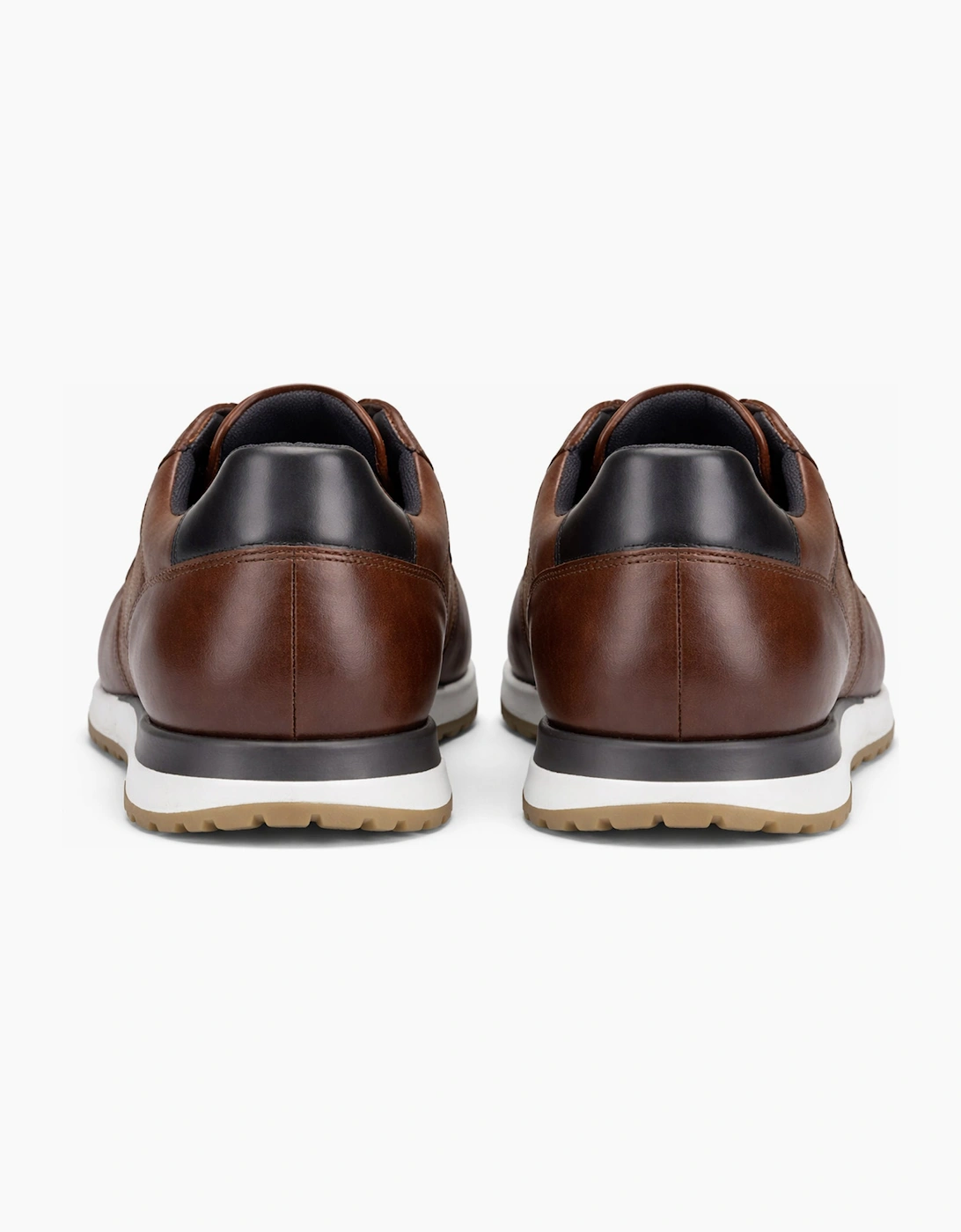 Base London LANCASTER Mens Casual Trainers Brown