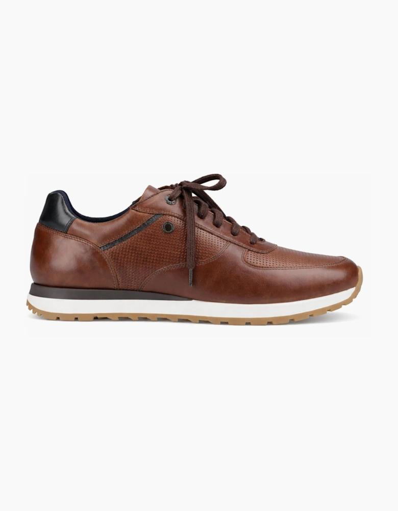 Base London LANCASTER Mens Casual Trainers Brown
