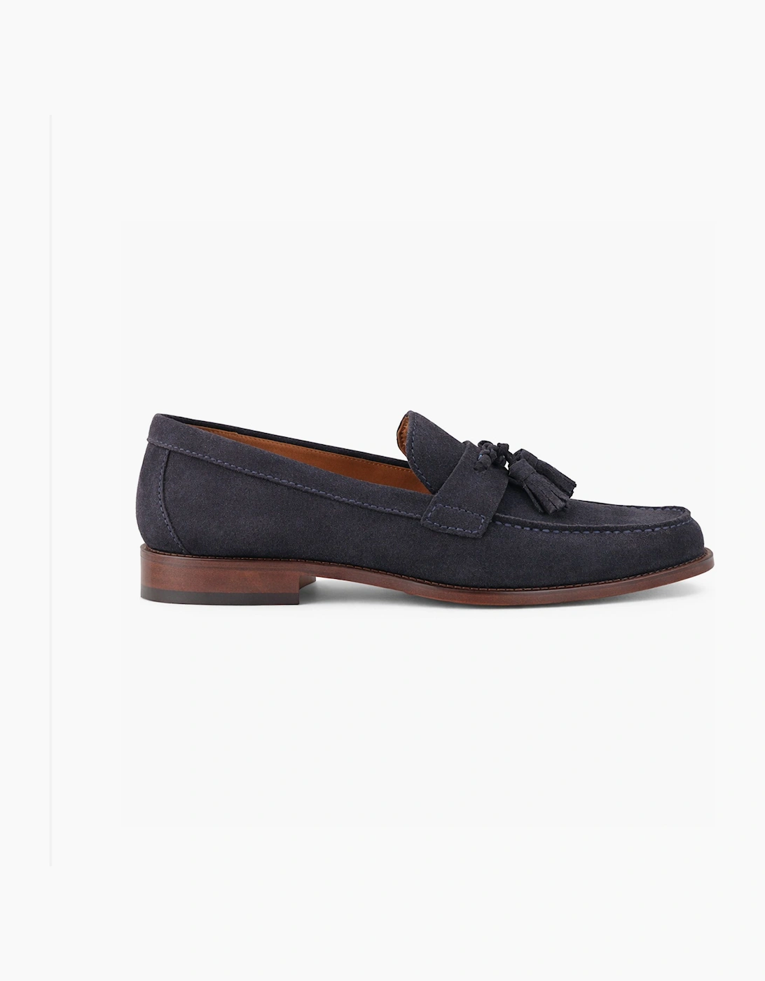 Base London FLINT Mens Loafer Shoes Navy, 5 of 4