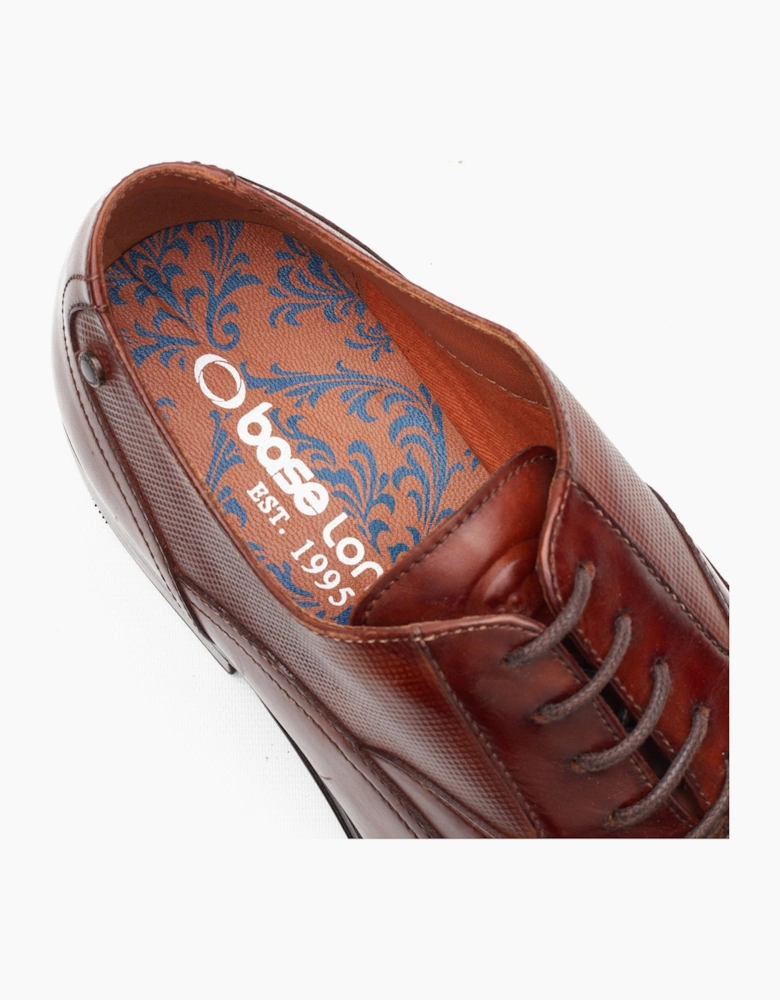 Base London PORTICO Mens Oxford Shoes Tan