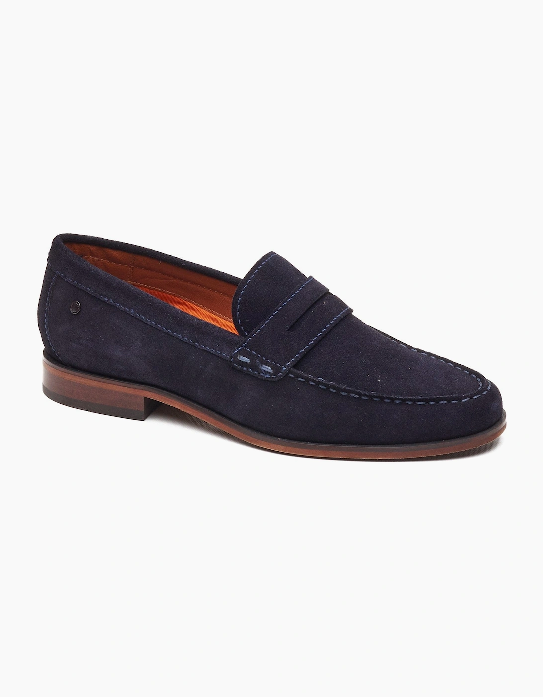 Base London SLATE Mens Loafer Shoes Navy