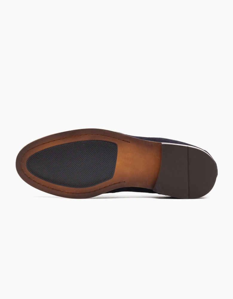 Base London SLATE Mens Loafer Shoes Navy