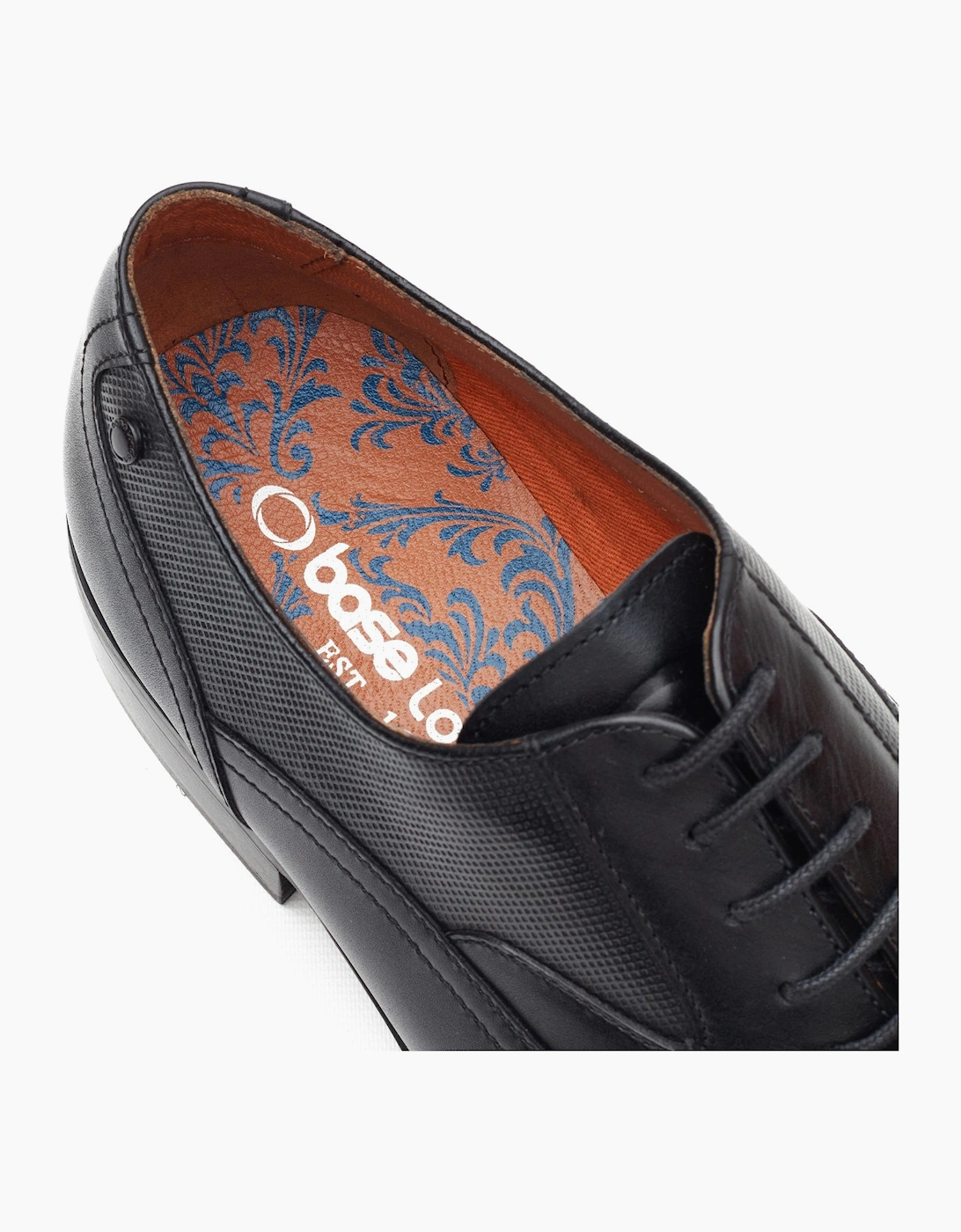 Base London PORTICO Mens Oxford Shoes Black