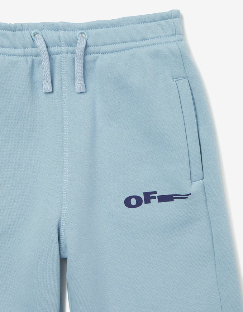 Off-White Boys Type Sweatshorts in Blue