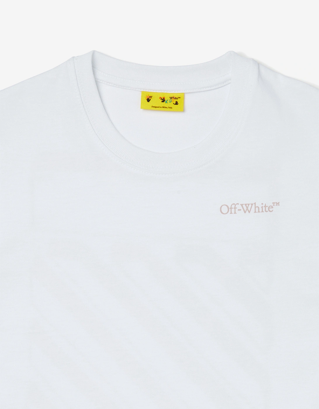Off-White Girls Scribble Diag T-Shirt in White