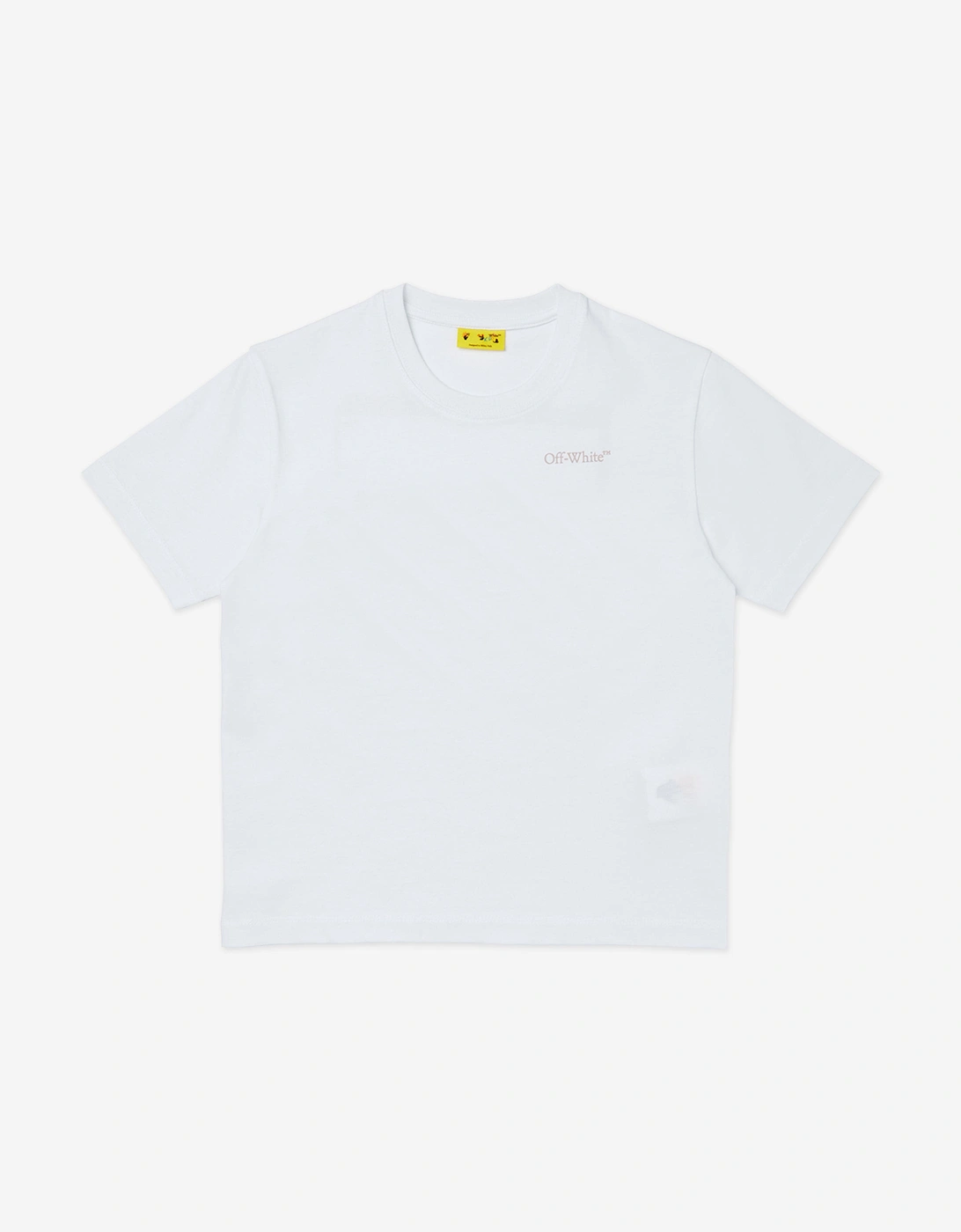 Off-White Girls Scribble Diag T-Shirt in White, 5 of 4