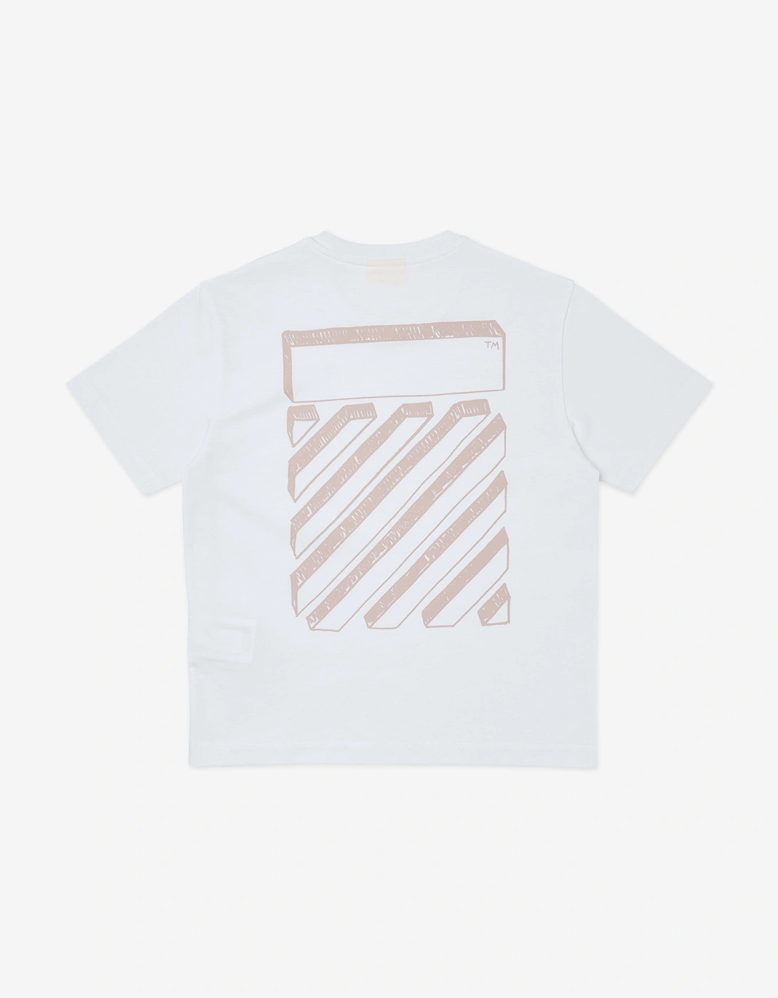 Off-White Girls Scribble Diag T-Shirt in White