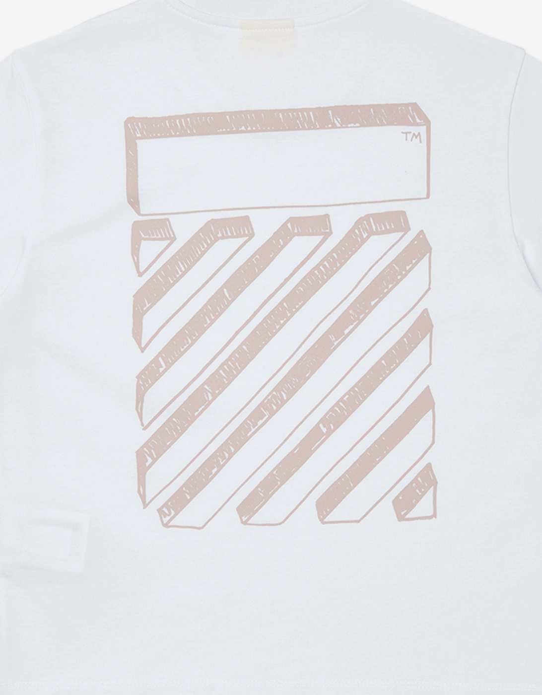 Off-White Girls Scribble Diag T-Shirt in White