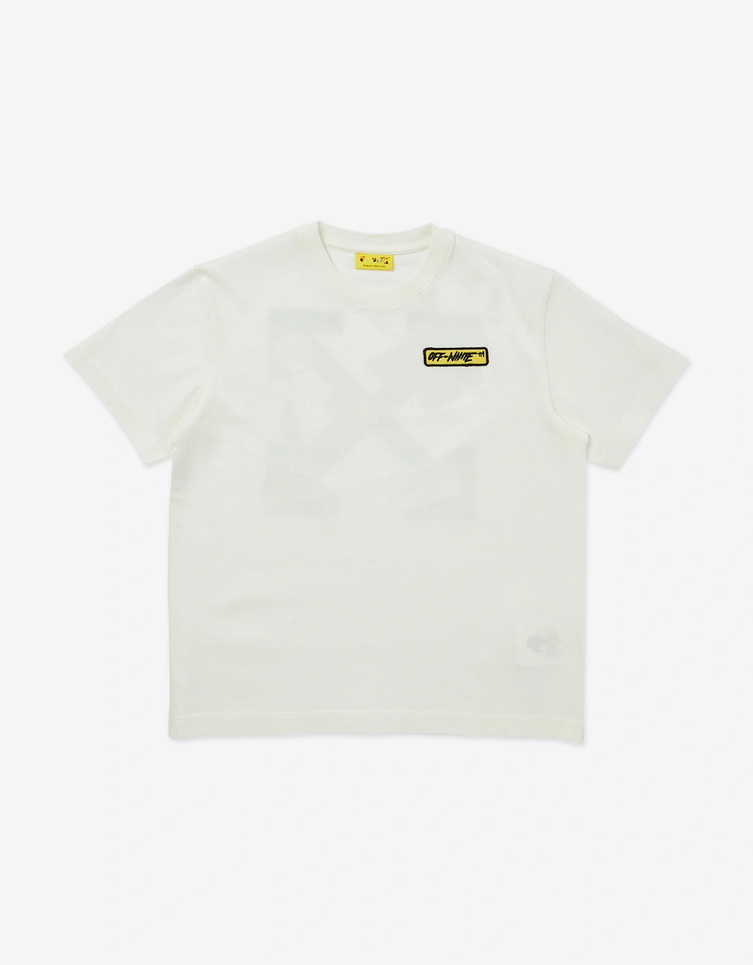 Off-White Boys White Off- Arrow Patch T-Shirt In  4 Years Size 4 Yrs Kids