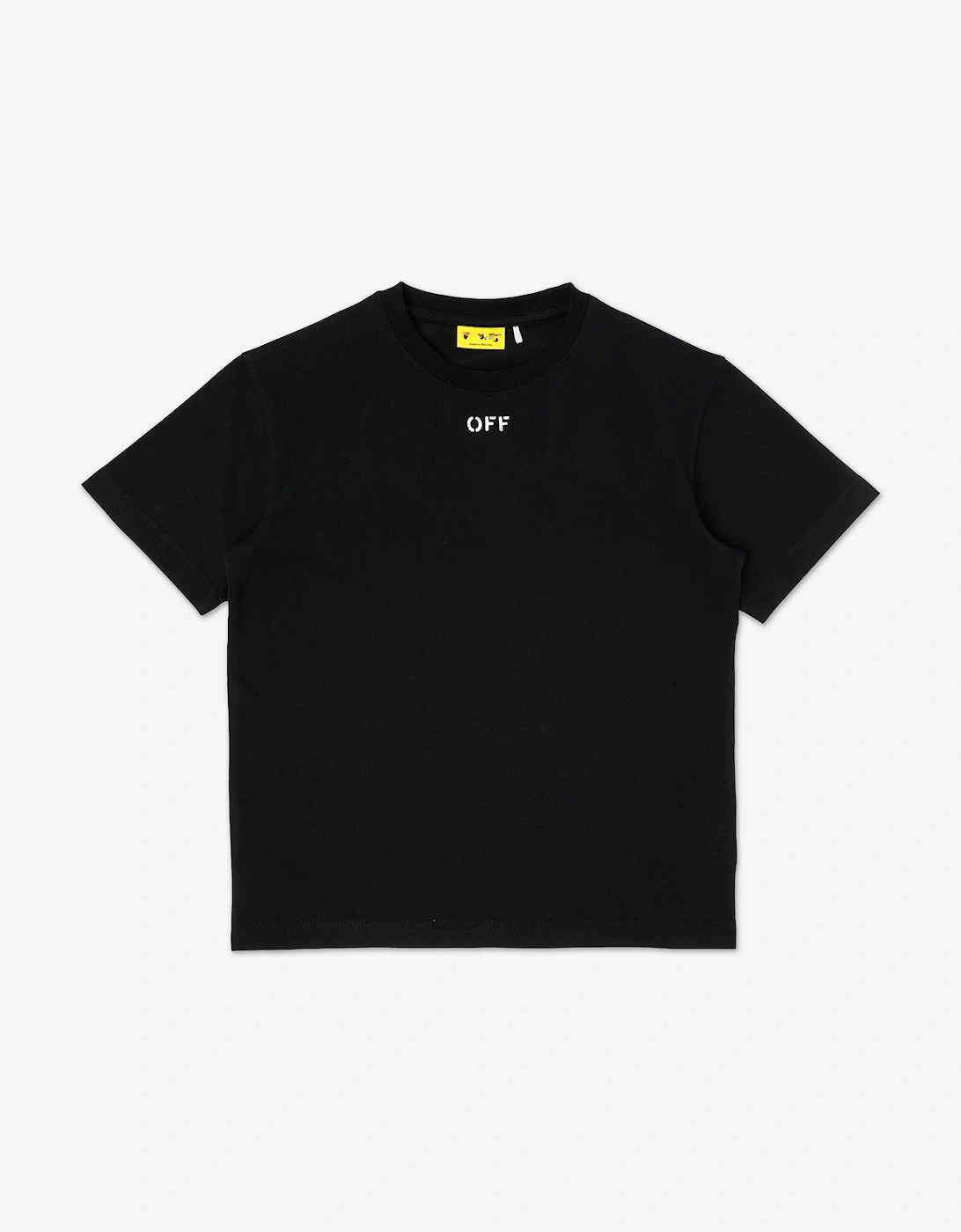 Off-White Girls Diag Watercolour T-Shirt in Black, 5 of 4