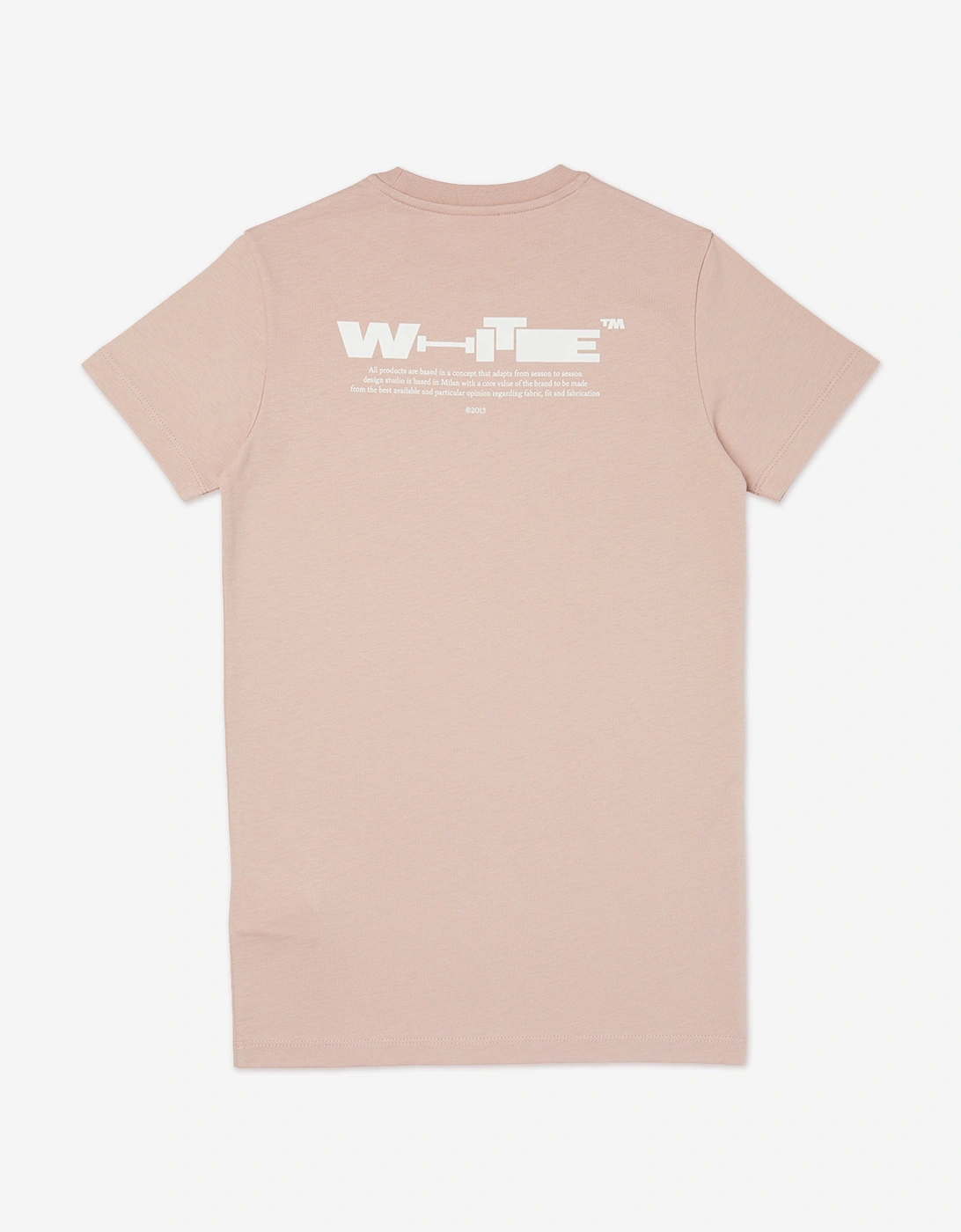 Off-White Girls Type T-Shirt Dress in Pink