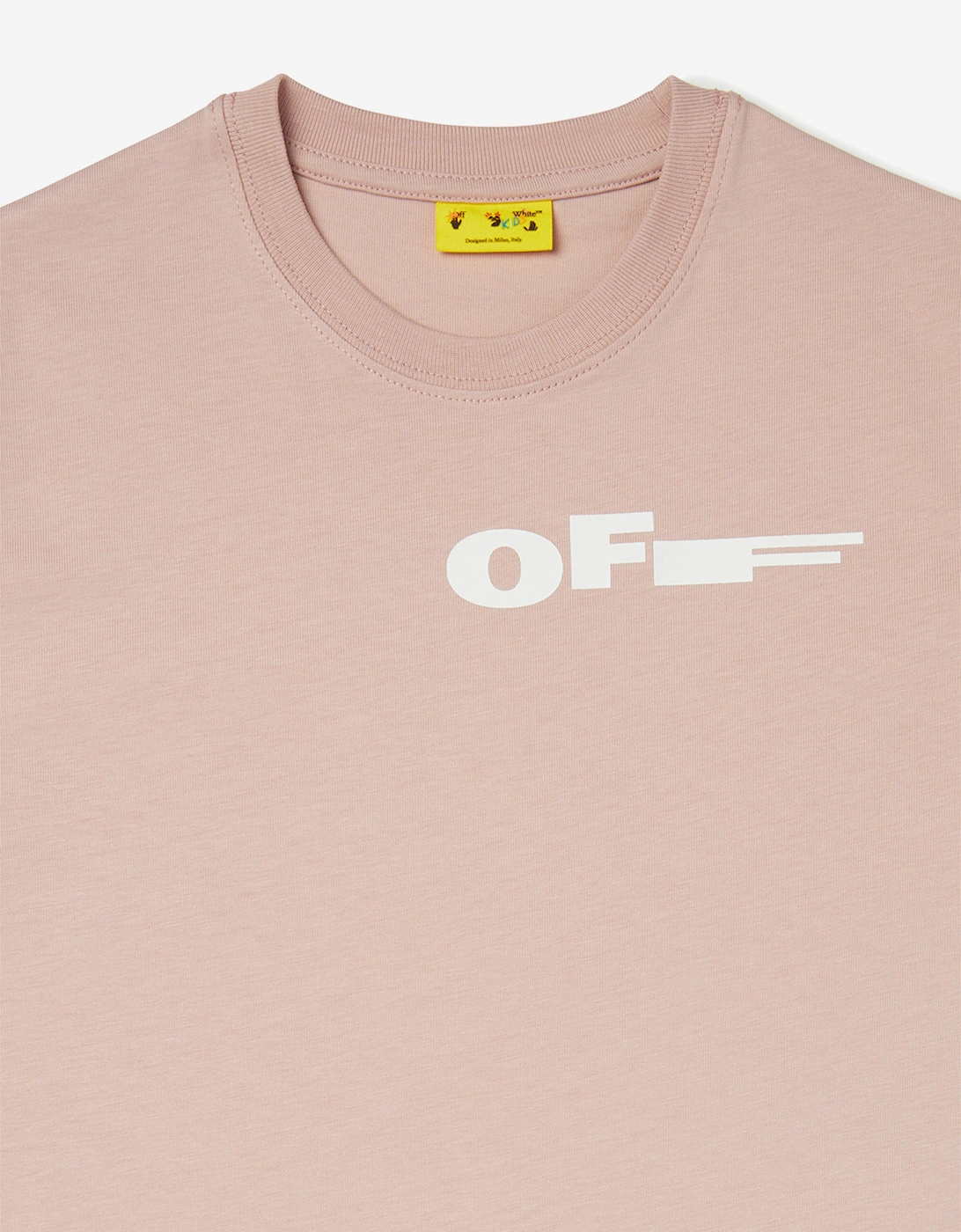 Off-White Girls Type T-Shirt Dress in Pink